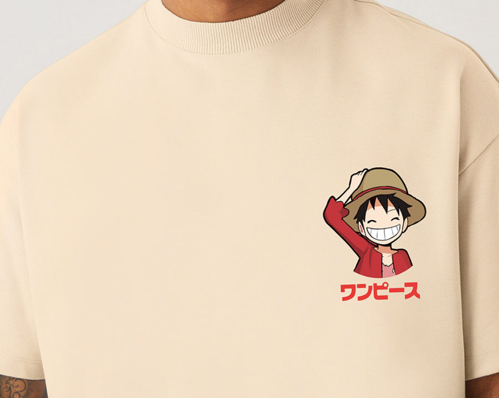 Luffy's Adventure Tee - One Piece Oversized Edition