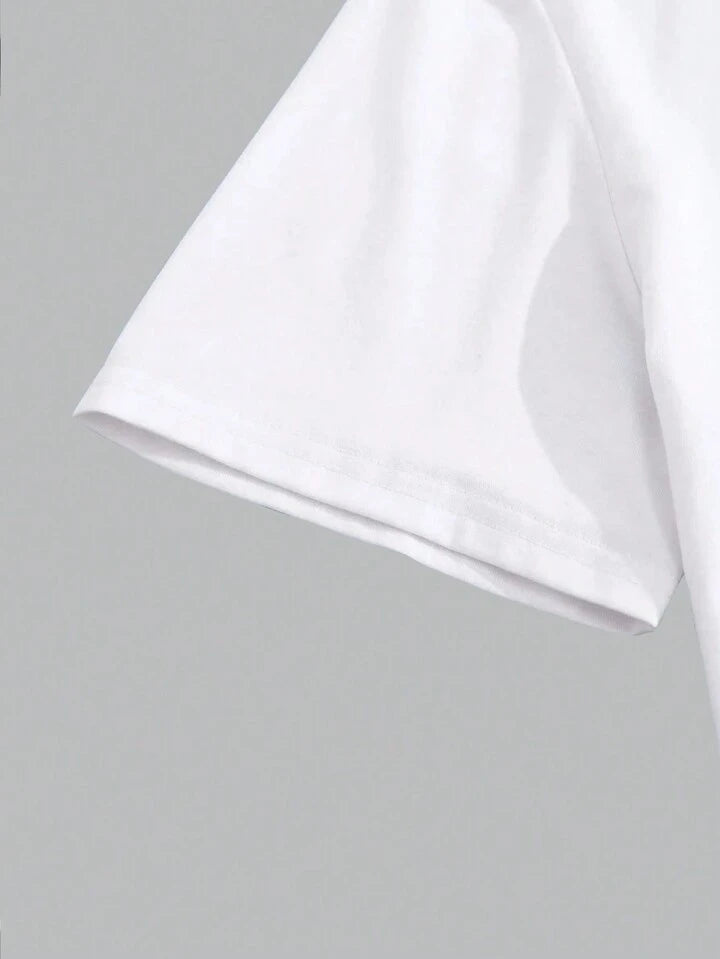 Faith Over Fear White Oversize Imported Tshirt