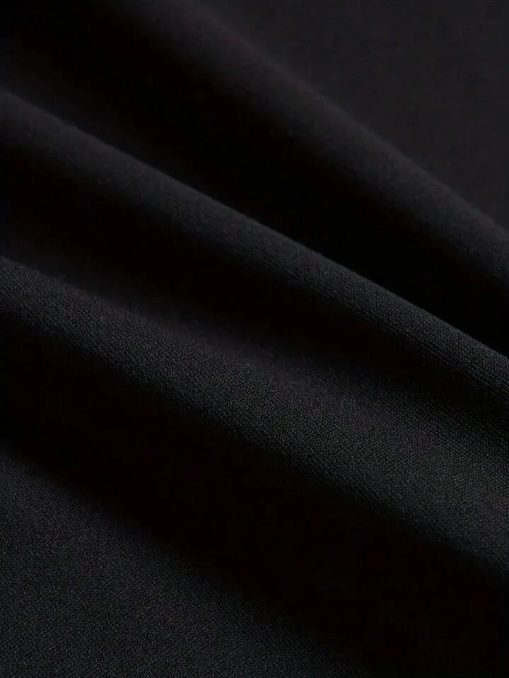 Chichago U.S.A Black Oversize Imported Tees