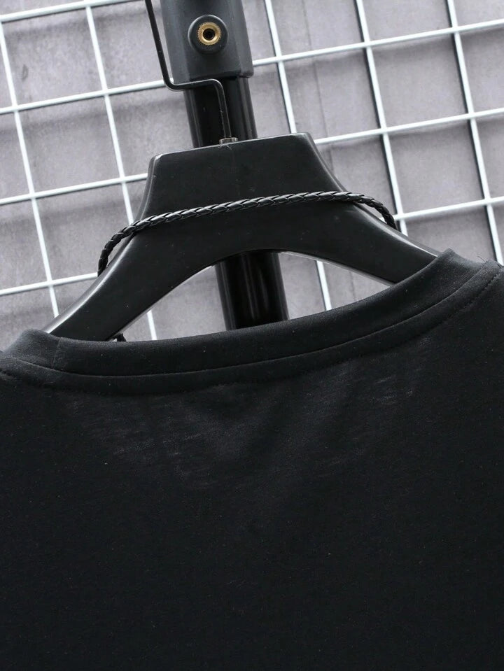 LA 1990 Black Oversize Imported Tshirt