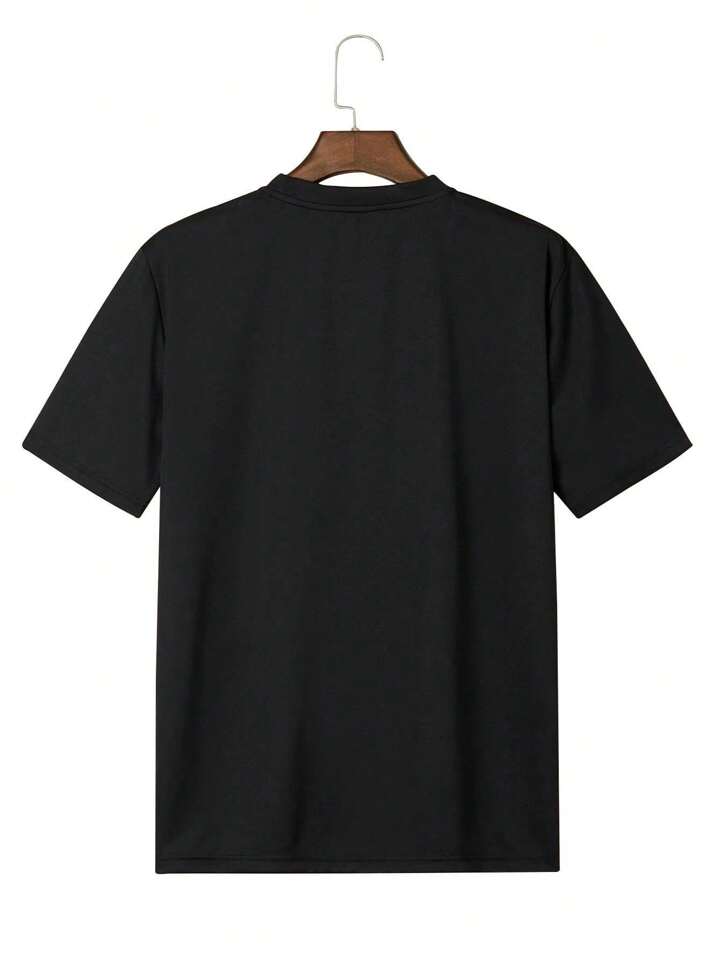 L.O.V.E Black Printed Tshirt For Mens
