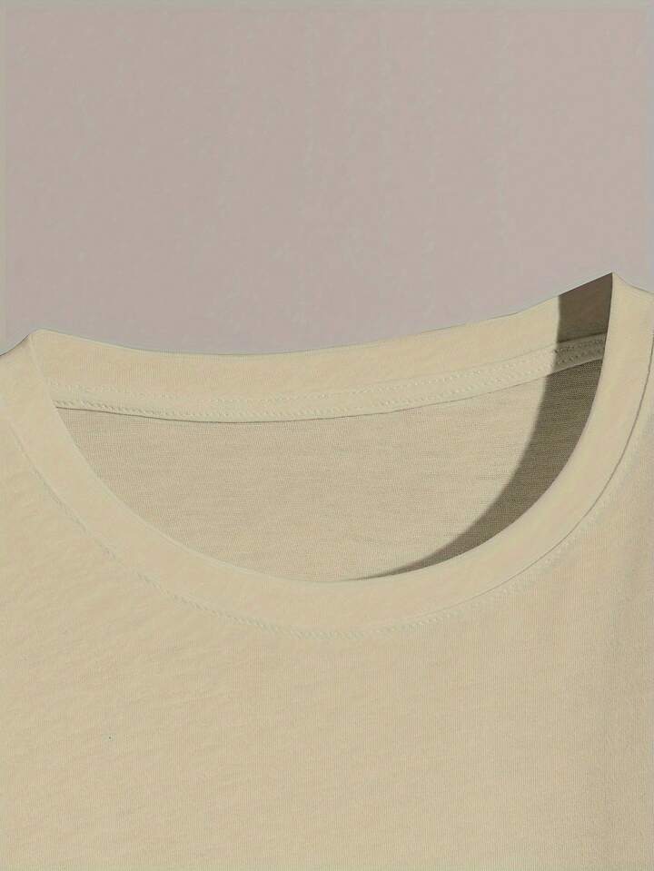 California USA Beige Off Shoulder Imported Tshirt