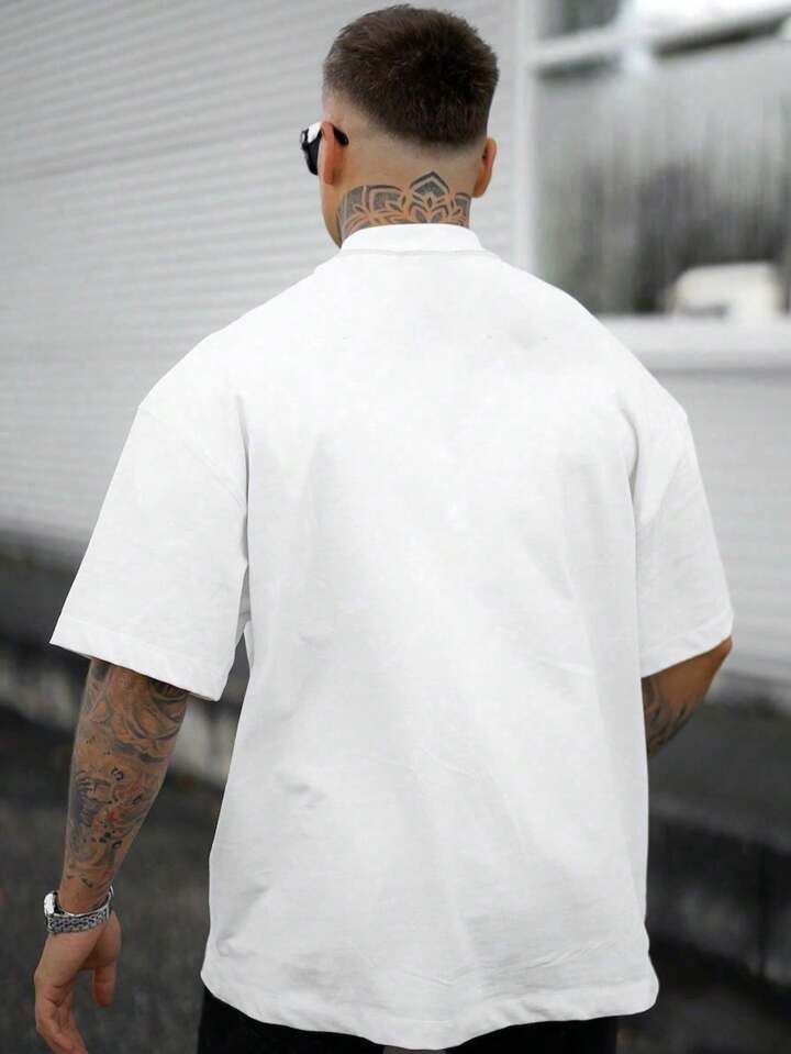 Los Angeles DownTown White Off Shoulder Imported Tshirt