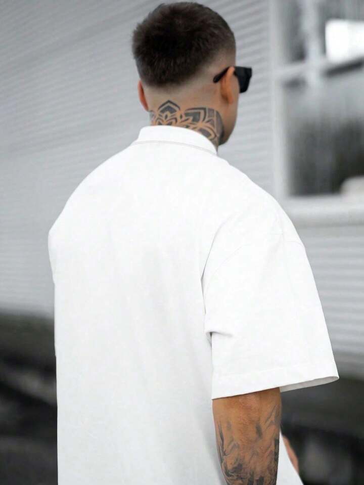 Los Angeles DownTown White Off Shoulder Imported Tshirt