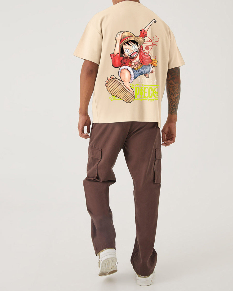 Luffy's Adventure Tee - One Piece Oversized Edition