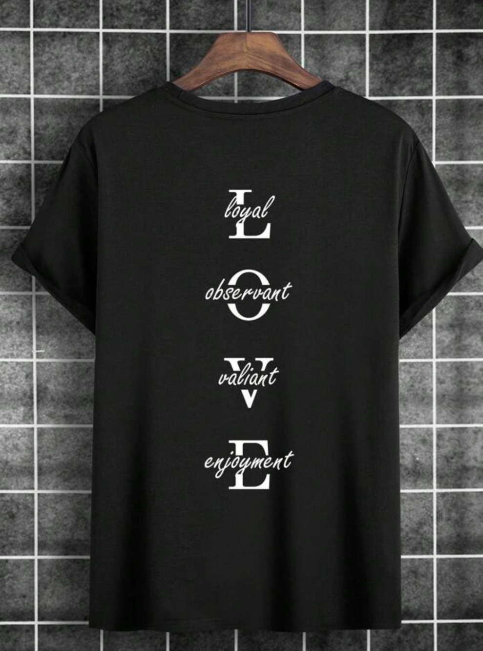 Love Struck Black Off Shoulder Imported Tshirt