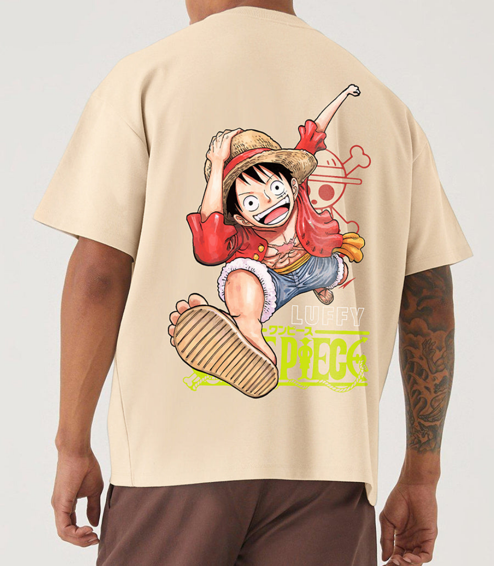 Luffy's Adventure Tee - One Piece Oversized Edition