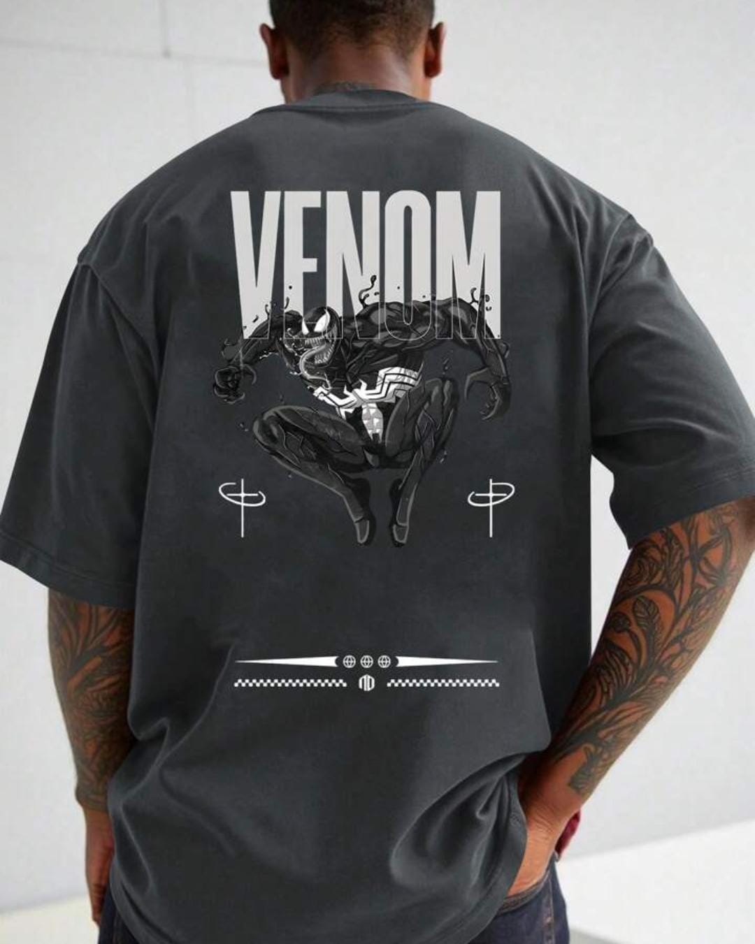 We Are Venom Oversize Printed T-shirt For Men's