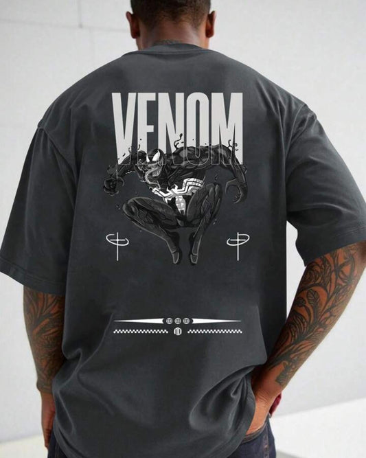 We Are Venom Oversize Printed T-shirt For Men's