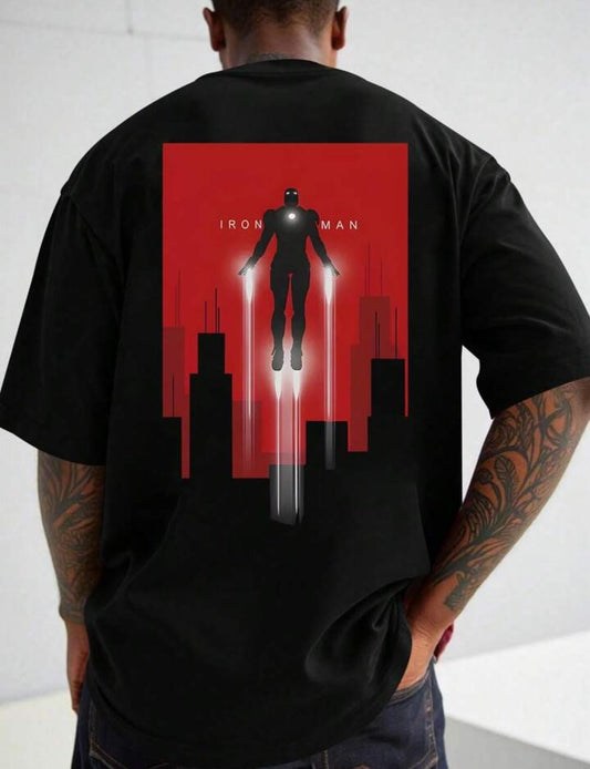 IRONMAN Oversize Printed T-shirt For Men's