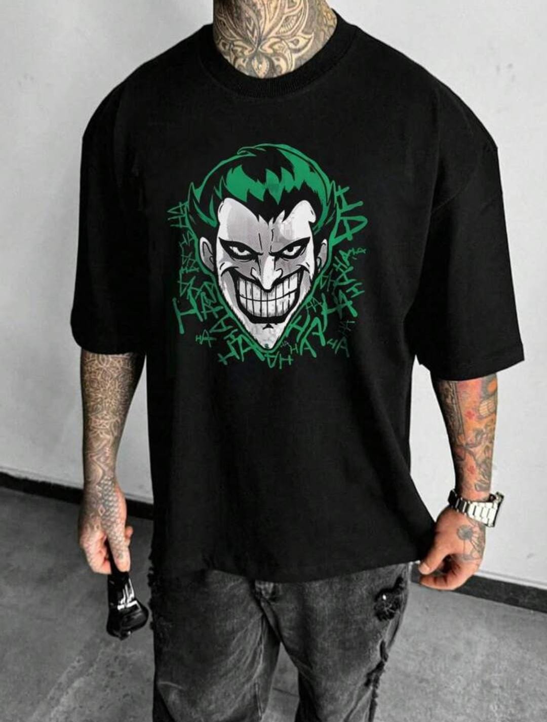 JOKER Oversize Printed T-shirt For Men's