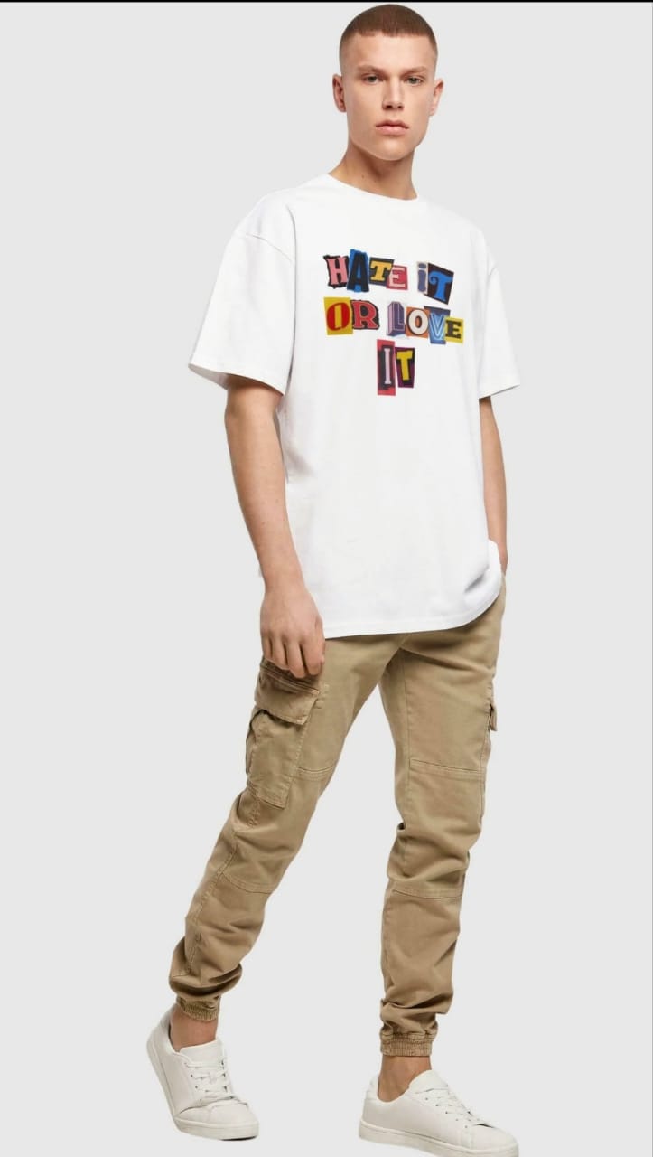Hate It Or Love It Printed T-shirt For Men's