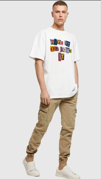 Hate It Or Love It Printed T-shirt For Men's