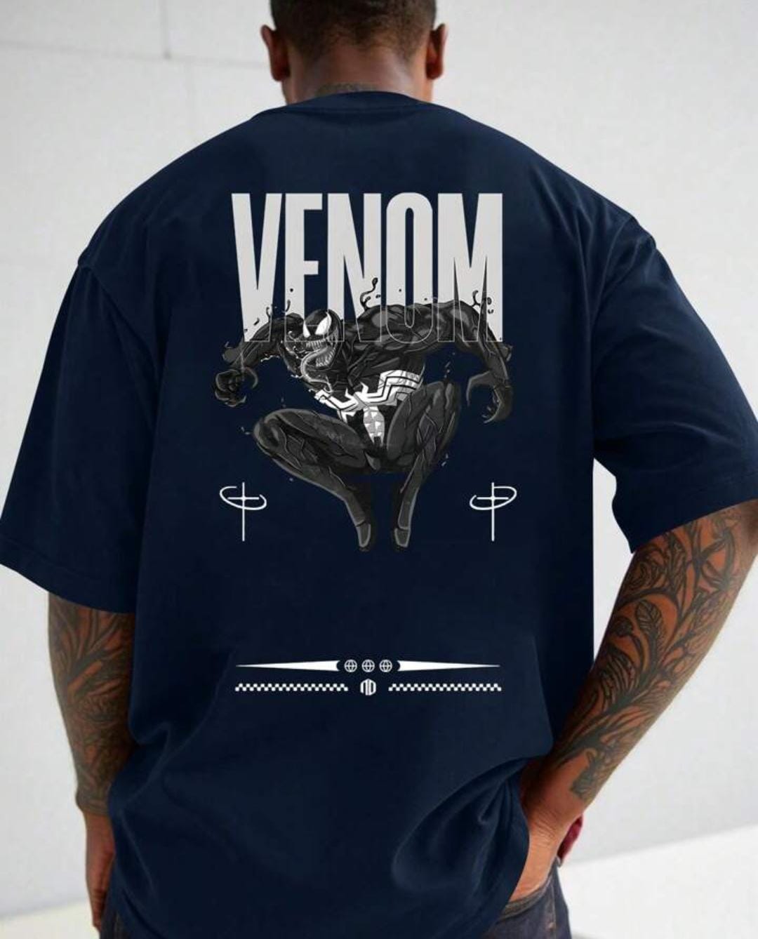We Are Venom Oversize Printed T-shirt For Men's