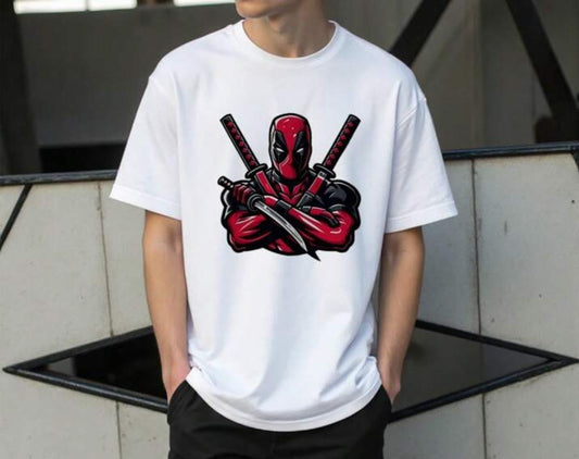 Deadpool Oversize Printed T-shirt For Men's