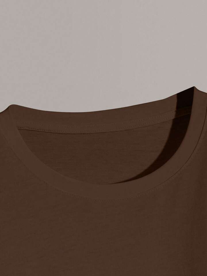 Faith Over Fear Brown Oversize Tshirt