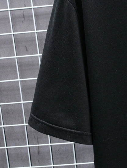 Flys Angels Black Oversize Tshirt For Mens