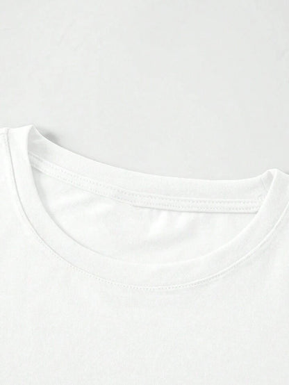 Chasing The Dream White Off Shoulder Tshirt For Mens