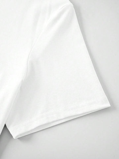 Chasing The Dream White Off Shoulder Tshirt For Mens