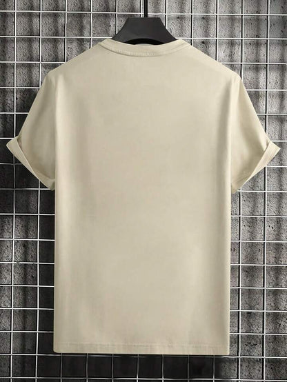 BOSTON EST 1997 Beige Oversize Tshirt