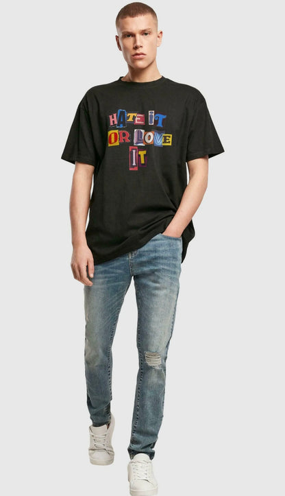 Hate It Or Love It Printed T-shirt For Men's