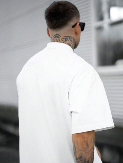 AUS California Oversize White Tshirt For Mens