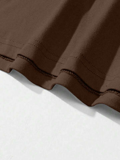 It's Not That Serious Brown Over Sized Imported Tshirt For Mens