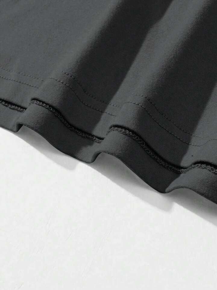Faith Over Fear Dark Grey Oversize Tshirt