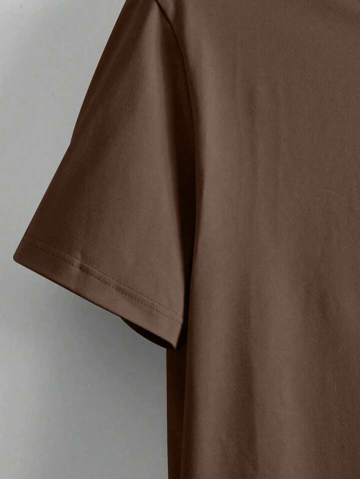 Faith Over Fear Brown Oversize Tshirt