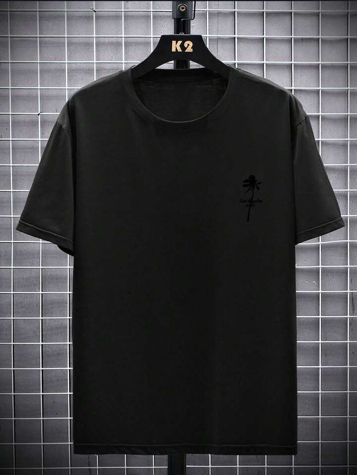 LA 1990 Black Oversize Imported Tshirt